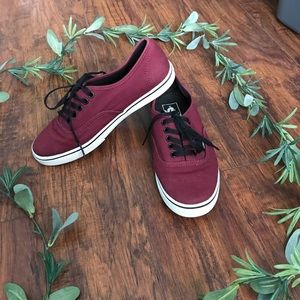 Maroon Vans